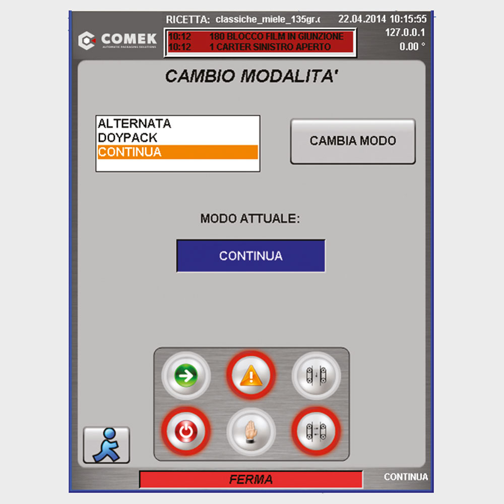 Confezionatrice verticale per elevate velocità di produzione, ma con flessibilità massima per l’esecuzione di qualsiasi tipo di confezione. Scopri l'intera gamma di confezionatrici verticali Comek